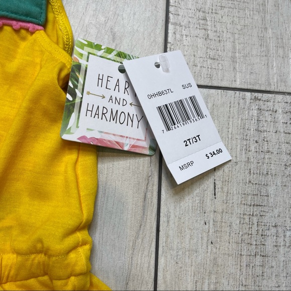 Heart & Harmony Romper size 2T/3T NWT - Picture 3 of 5